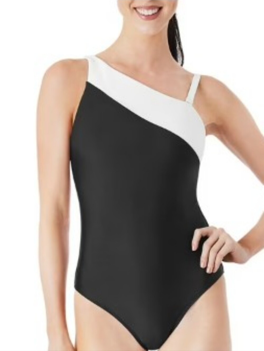 Asymmetric One-Piece Swimsuit Women XXL NEW WITH TAGS